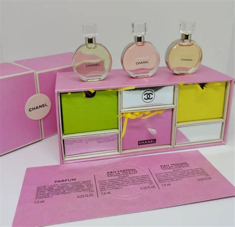 chanel mini perfume collection|chanel miniature perfume gift set.